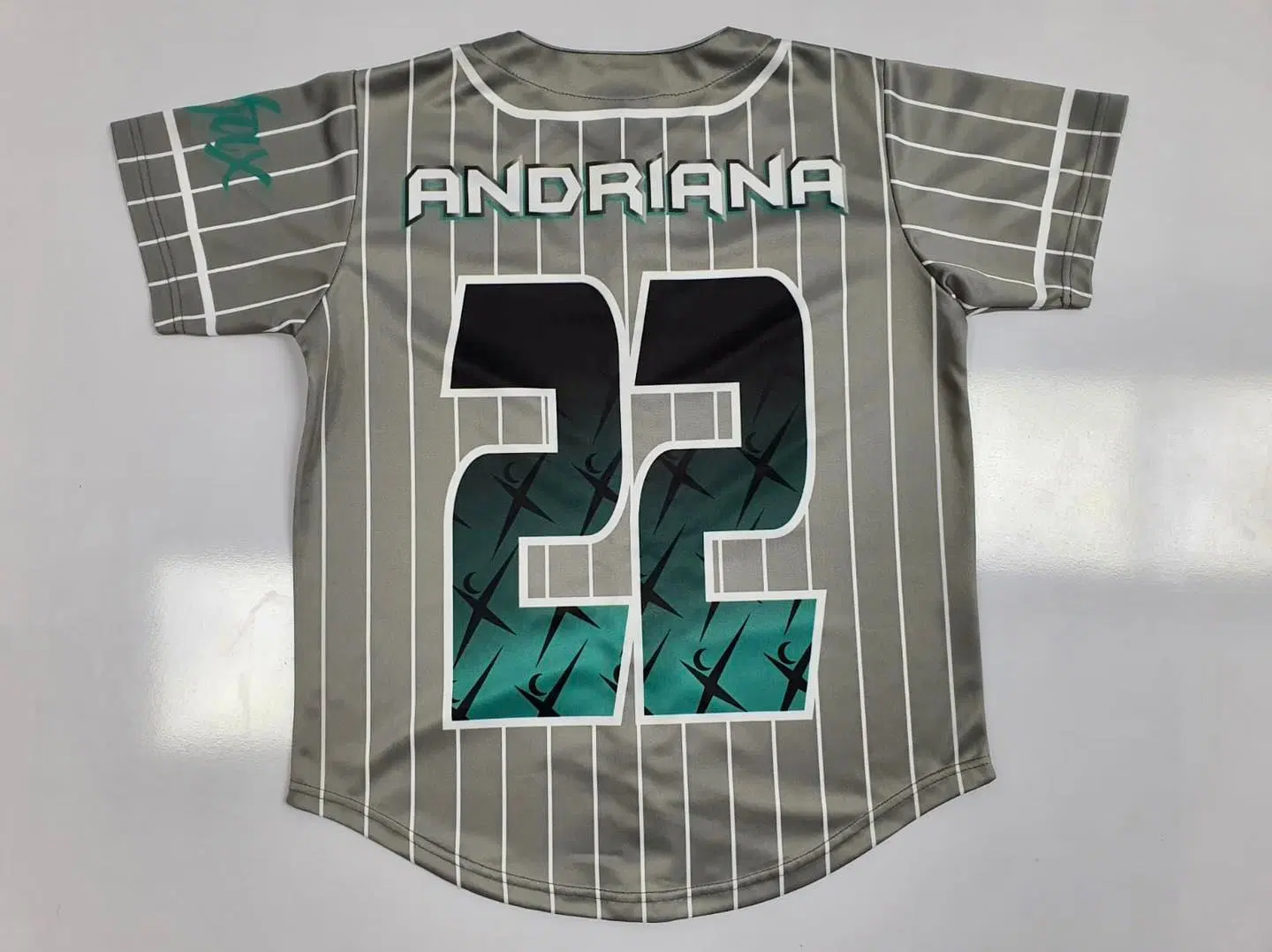 Novo design personalizado listras Sublimação Fardas Mens Baseball camisolas