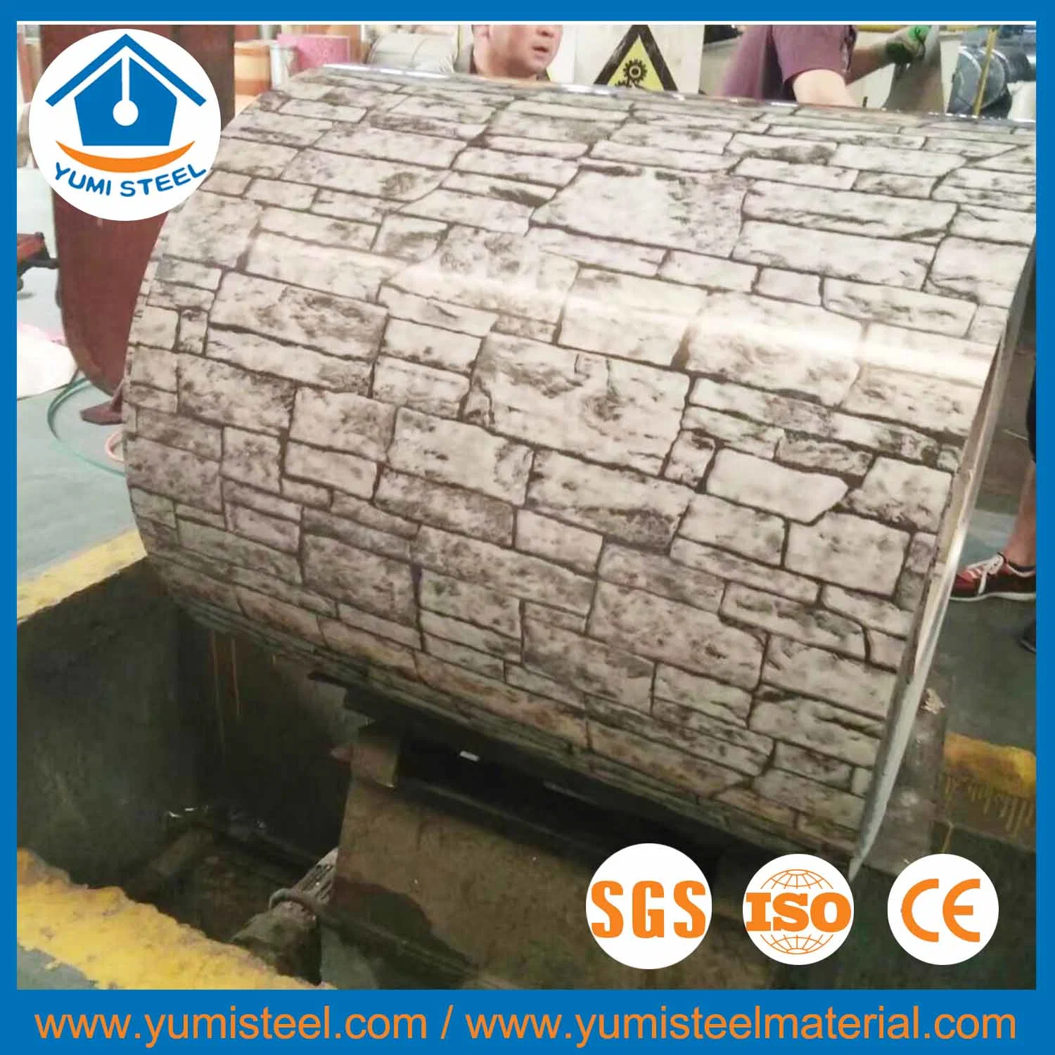 Wood Grain Galvanized Prepainted Color Steel Coils for Side Wall/Roof Plates/Sheets/Panels