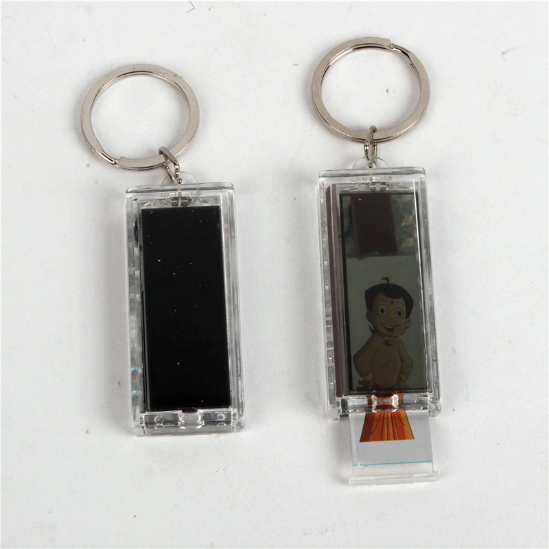 Solar Powered Key Holder Key Ring with Blinking Flash LCD