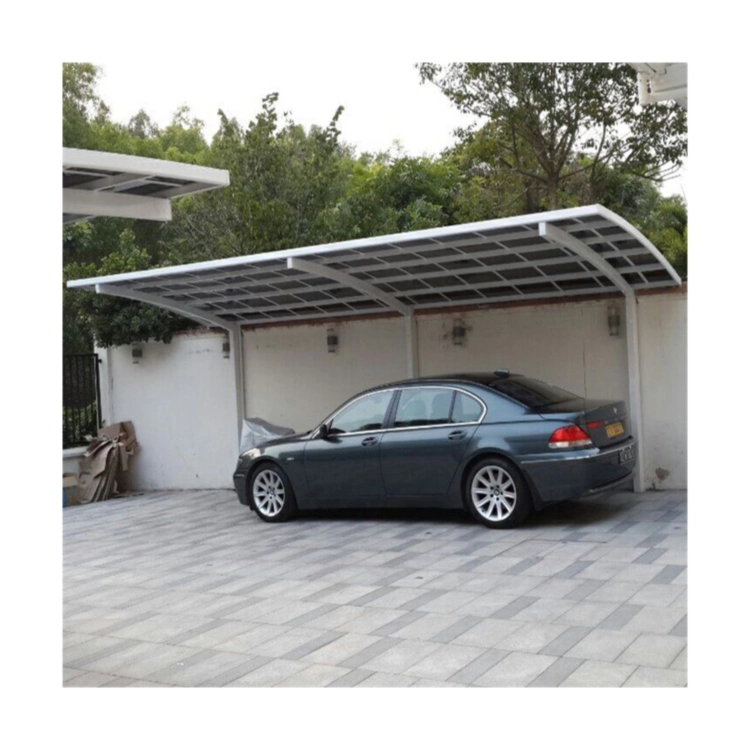 2022 Used Metal Carports Sale New Model Polycarbonate Cantilever Carport with Aluminum Carport