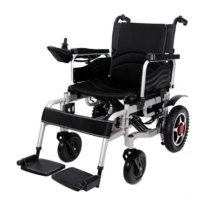 Portable Aluminum Alloy Electric Wheelchair with 10ah Li-Battery and Remote Control