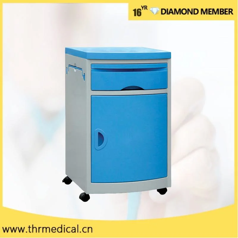 Hospital Furniture Equipment Bedside Cabinet ABS Bedside Lockers with Cheap Price