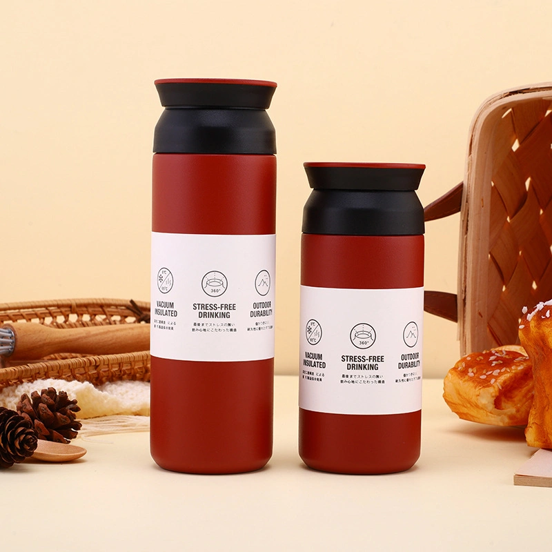 Großhandel/Lieferant 350/500ml Kaffee-Becher Edelstahl Kaffee-Tumbler Reise Auto Kaffeebecher Mit Vakuumflaschen