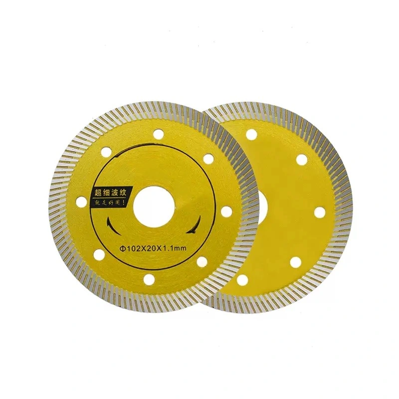 Top 4"105mm Turbo Waved Diamond Cutting Saw Disk for Ceramic Tile Porcelain