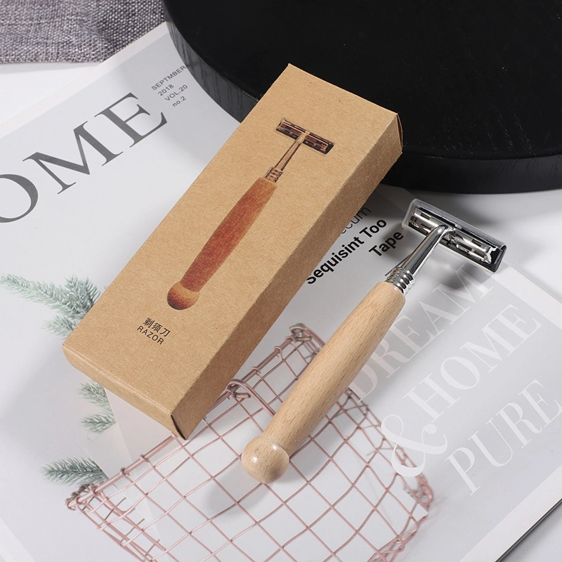 Eco-Friendly Hotel Disposable Wood Shaving Razor