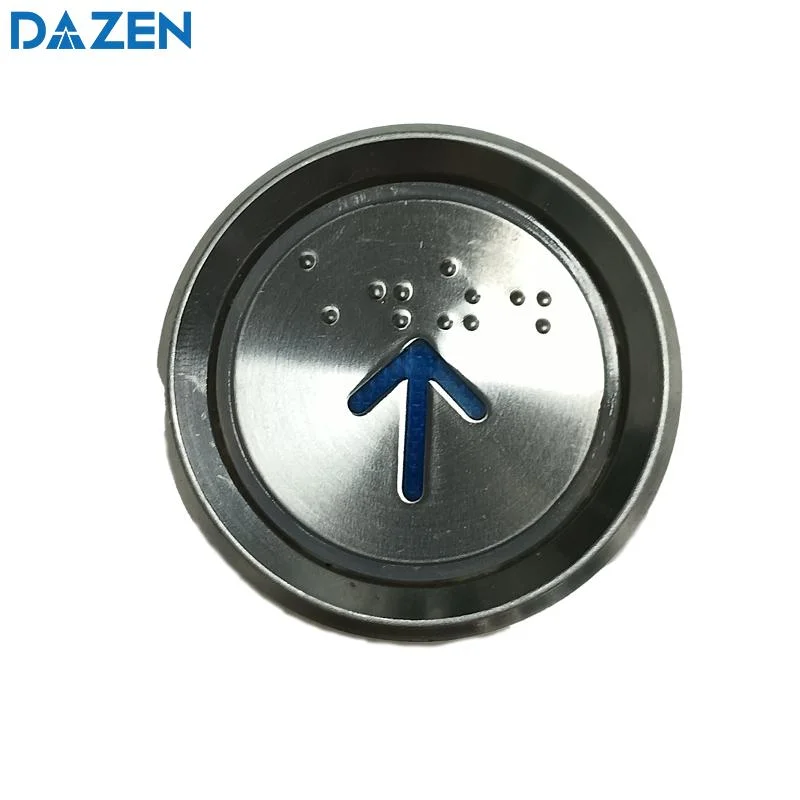 Blue Light out Call up and Down Round Button Elevator Call Buttons