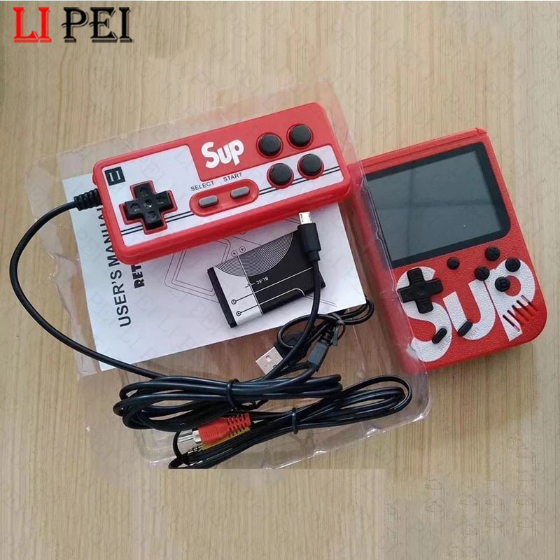 Sup Game Box 400 in 1 Plus with Arabic Portable Mini Retro Handheld Game Console 3.0 Inch Kids Game Player