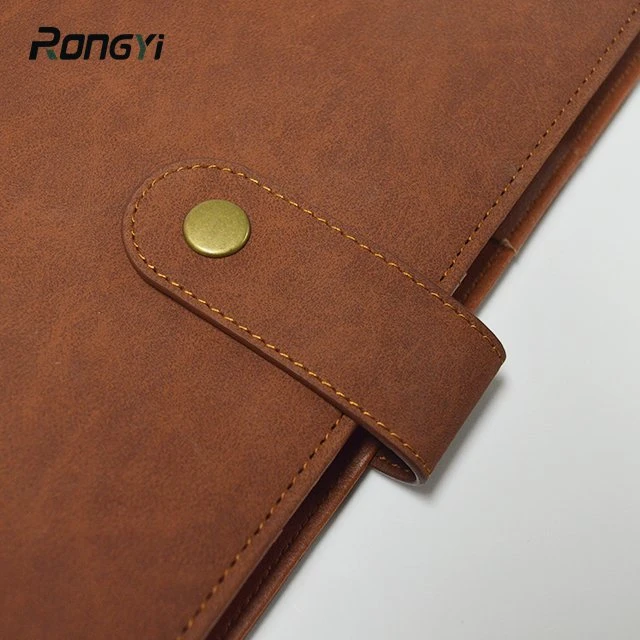 Synthetic PU Leather Cover Personal Organizer with Lines Paper