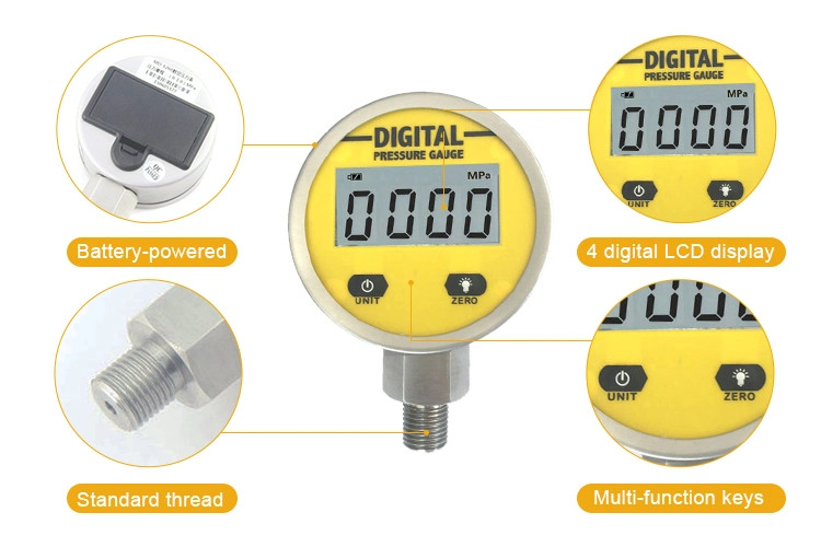 Low Power Consumption Design Digital Pressure Gauge