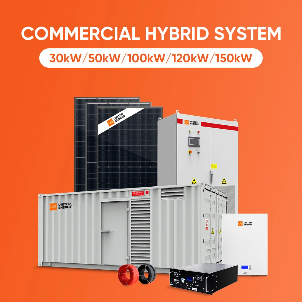 Hybrid 50000watt Solar Generator System 50kVA Solar Electricity System Price
