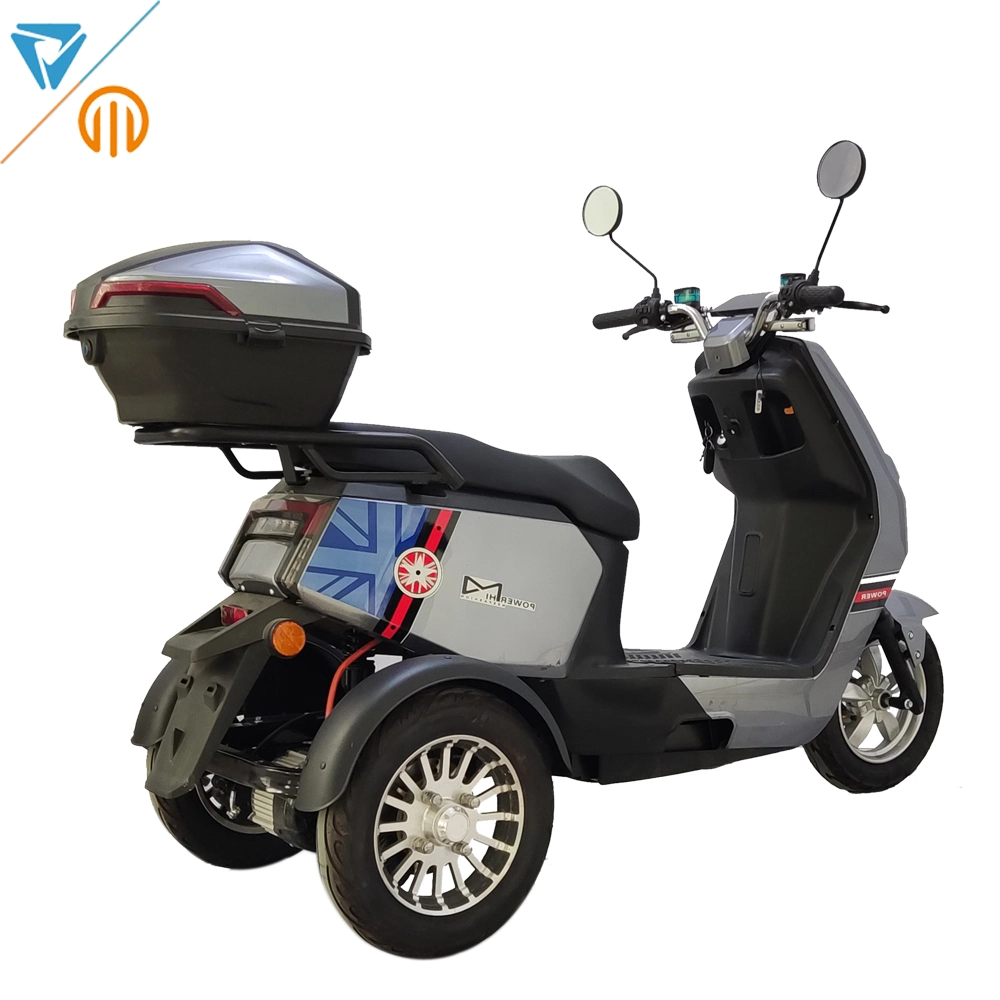 Vimode 1500W 2000W Bicicleta eléctrica de tres ruedas con batería de litio.