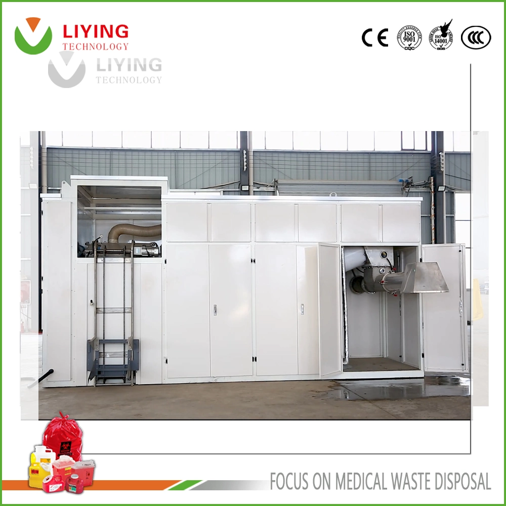 Hazardous Hospital Medical Waste Microwave Treatment Disposal Unit Machine