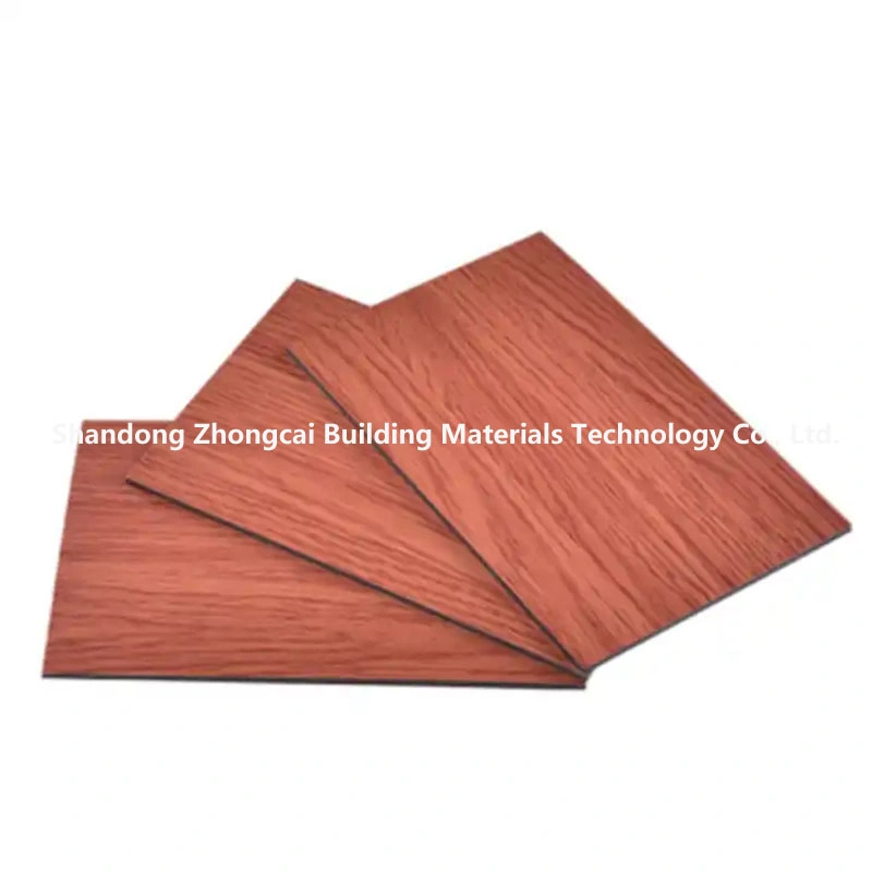 New Design Wooden Surface Aluminum Composite Panel Wooden Color Finished/Size 3mm 4mm 5mm 0.2mm 0.3mm 0.5mm ACP Acm Construction Material