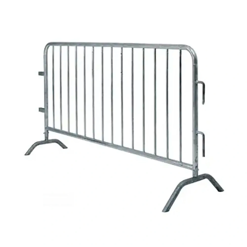 Traffic Road Safety Barrier Steel Barricades with Bridge Base Crowd Control Access Control Fencing