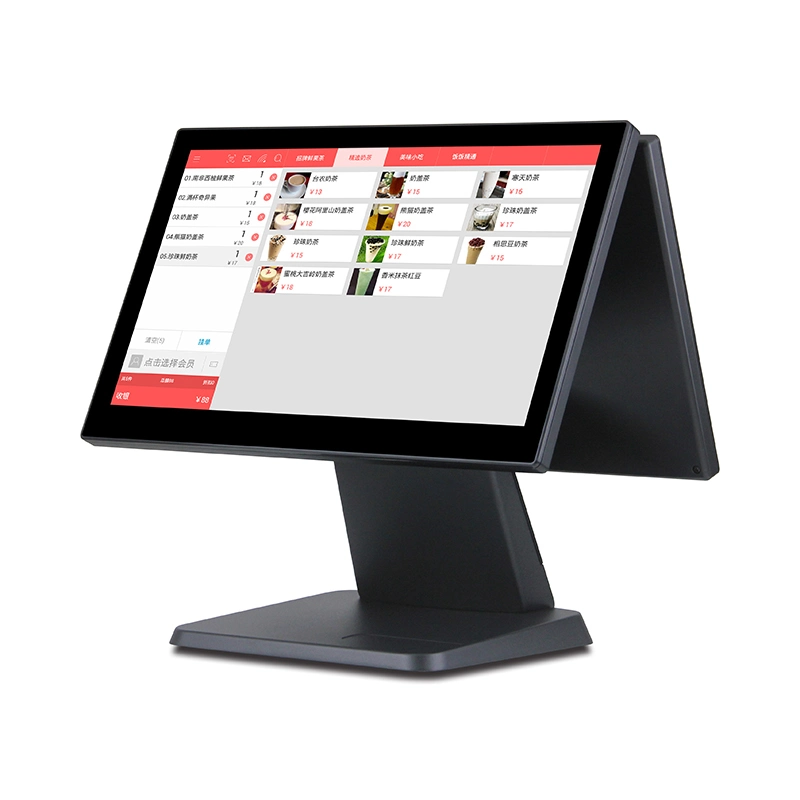 15.6 Inch Dual Screen Touch POS System POS All in One Machine All in One Smart POS POS Machine Touch Screen