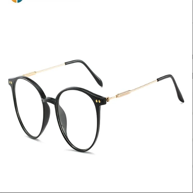 Bloc de blocage de lumière bleu Uni avec cadre TR90 noir ultra-clair Lunettes