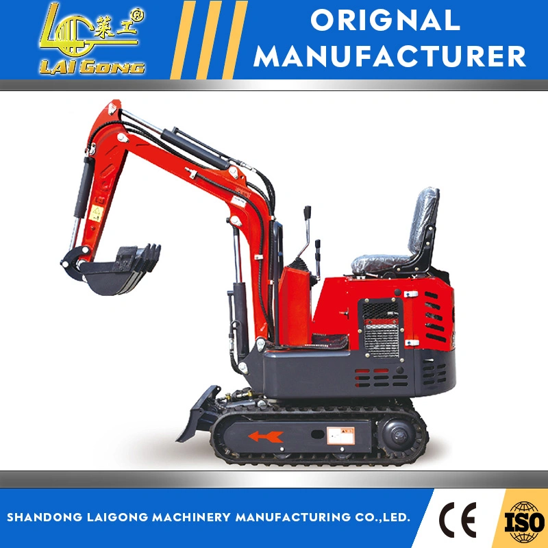 Lgcm Cheap New Hydraulic Crawler Mini Excavator Tracked Mini Digger Machine Micro Excavators 0.8 Ton 1 Ton