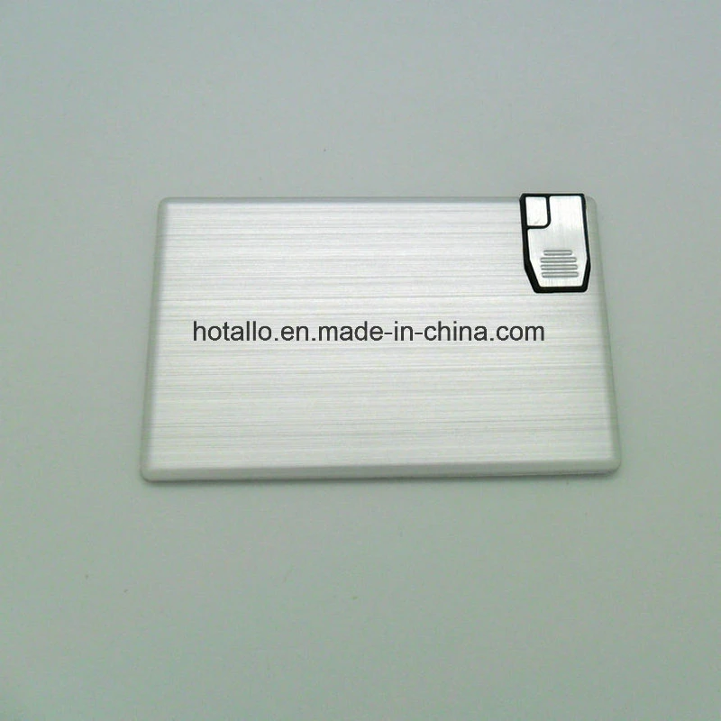 Tarjeta de aluminio de tarjeta de memoria USB Flash Drive