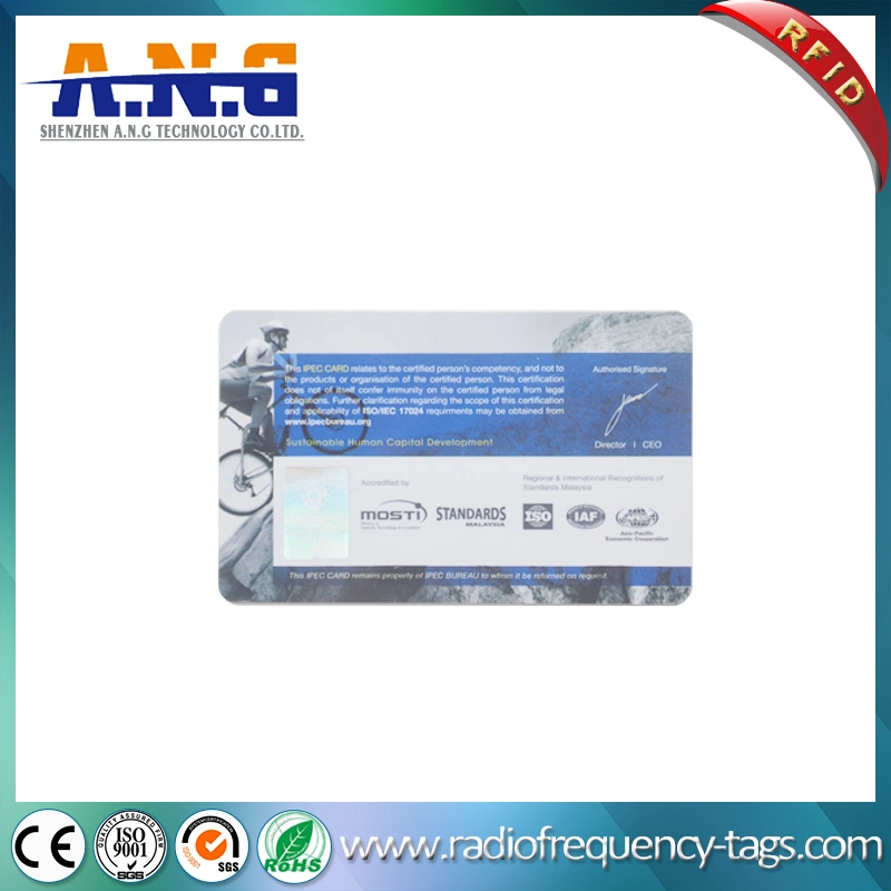 بطاقة الوصول إلى التقارب بطاقة RFID البلاستيكية البلاستيكية PVC مع الشريط المغناطيسي
