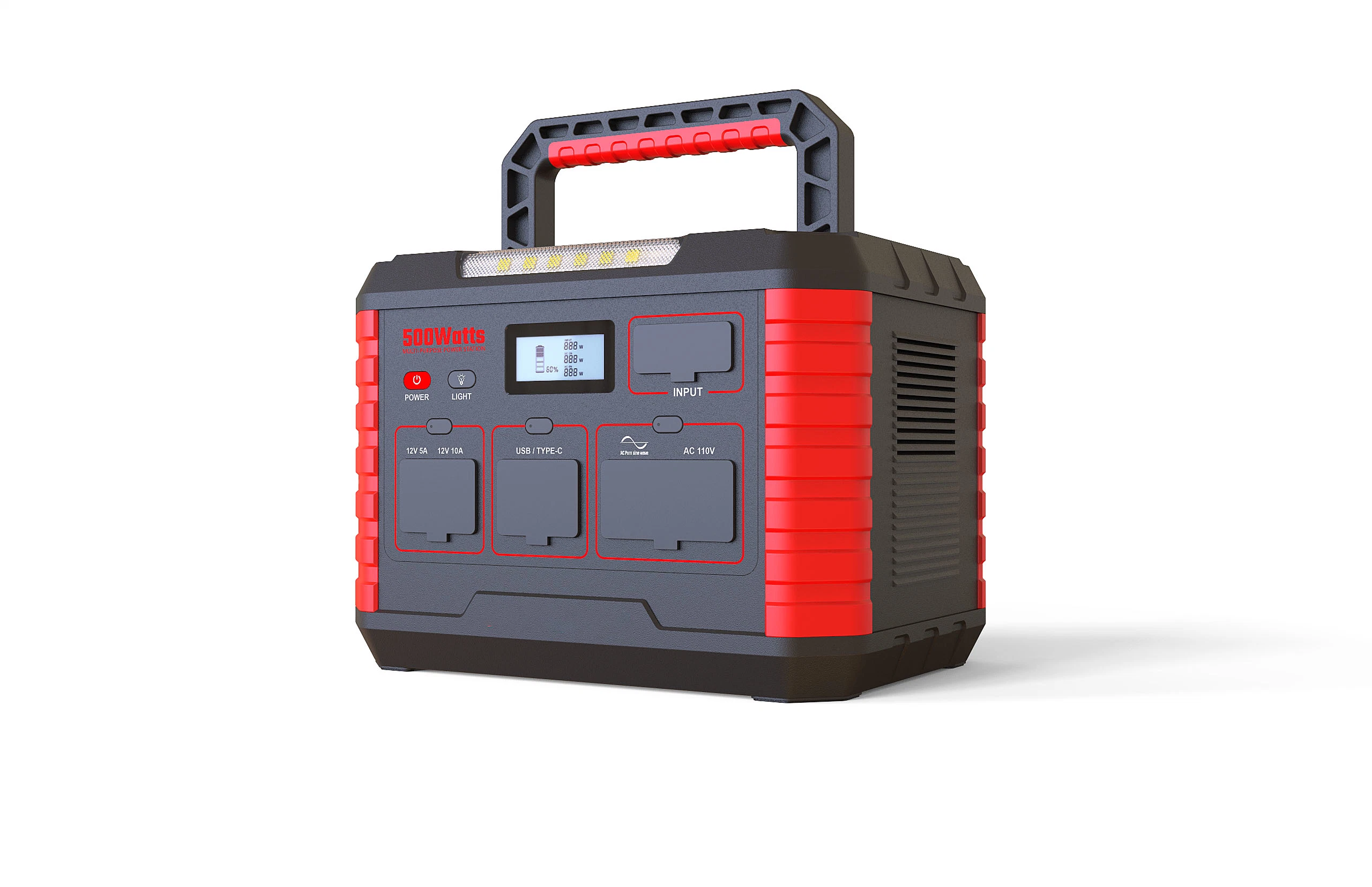 Factory Mica Professional 500W Portable Power Station AC/DC Output for Camping Home and Outdoor with 5 Years Warranty