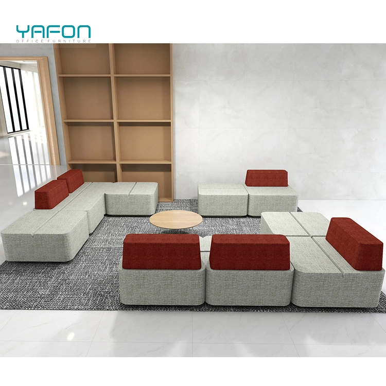 Customized Modular Public Furniture Waiting Rest Area Combination Bench Sleeper Recliner Office Sofa