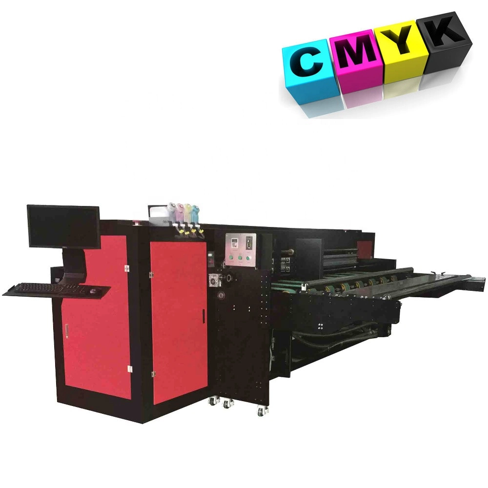 WEP-2504AF corrugated box inkjet printing machine/water based pigment ink digital inkjet printer