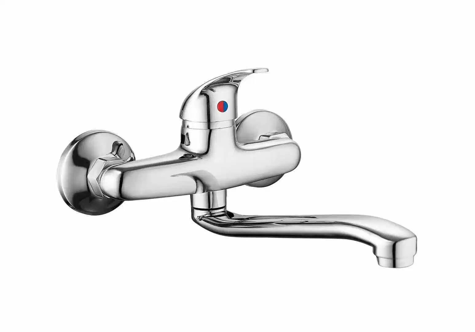 High quality/High cost performance  Zinc Wall-Mounted Kitchen Sink Faucet Faucet Zp-S006