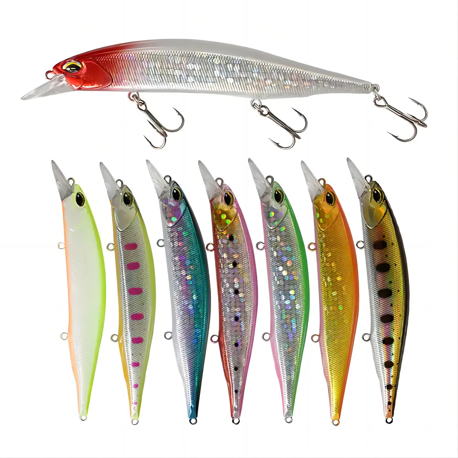 Lureking 11,5cm 9g Pesca de agua salada Minnow Zerek Lure de camarones