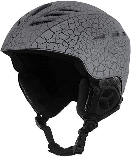 Forro extraíble y almohadillas para la oreja Casco de esquí de nieve aprobado por CE para hombres, mujeres y jóvenes