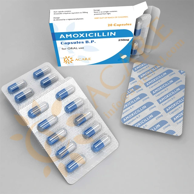 Pharma Sellers Capsula de Amoxicilina Capsula de Amoxicilina 250mg; 500mg