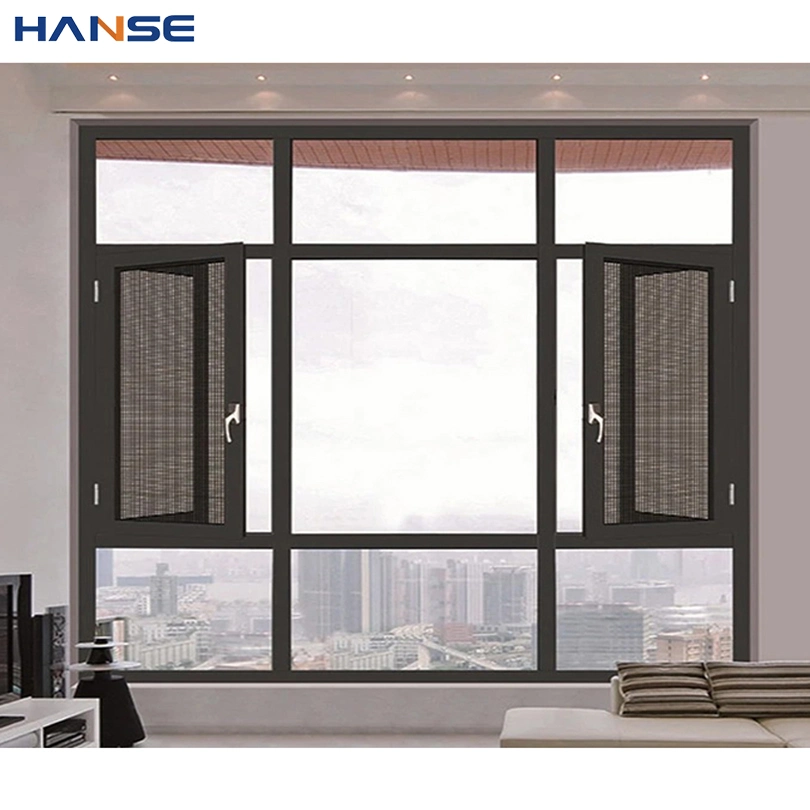 Custom Size Aluminium Metal Window Good Ventilation Aluminium Metal Louver Window