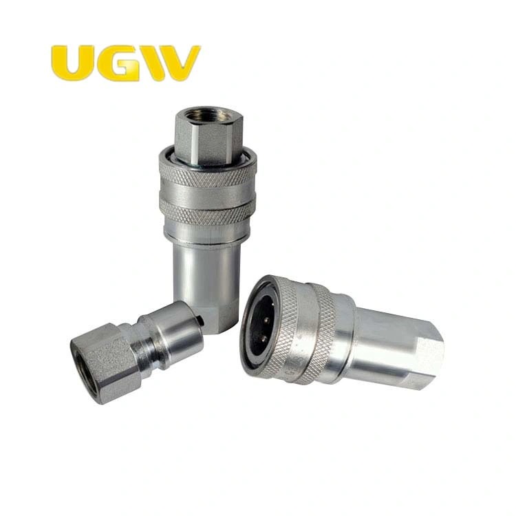 High Pressure Flat Face Hydraulic Hose Quick Coupling Quick Disconnector