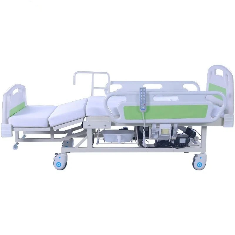 Homecare Hospital Medical Bed with Toilet Folding Electric Column ICU Bed with Scale Hospital Equipment List