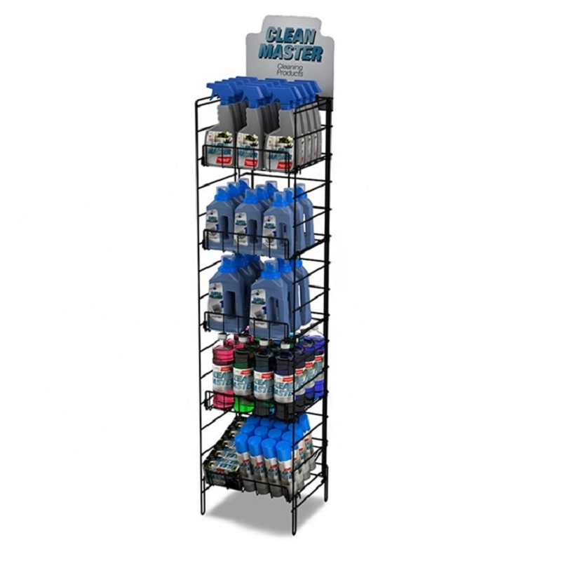 OEM Display Acero estante supermercado Metal Shopping Mall Rack para Venta de comida