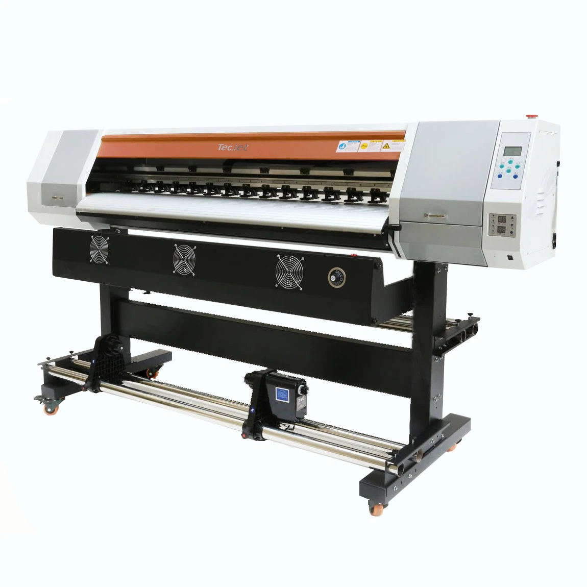 Tecjet 1.8m Dx5/Dx7/5113 Printhead Polyester Textile Sublimation Printer Heat Transfer Heat Press Printing Machine