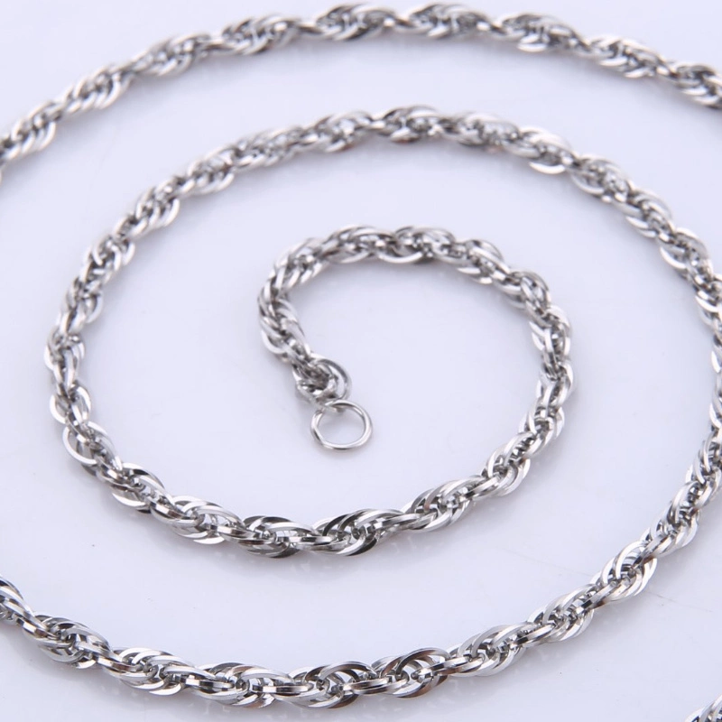 Wholesale/Supplier Triplicate Square Wire Chain Necklace Bracelet Jewellery Fashion Accessories Stainless Steel