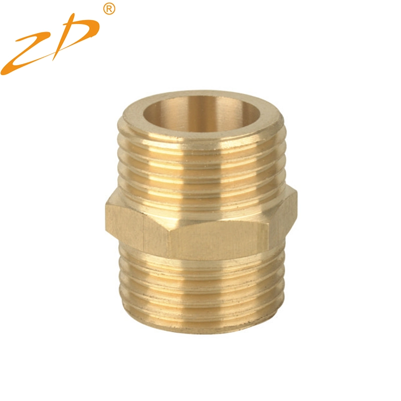 High Quality Male Threaded Connection Adapter Brass Nipple Fittings for Oil Gas Pipe