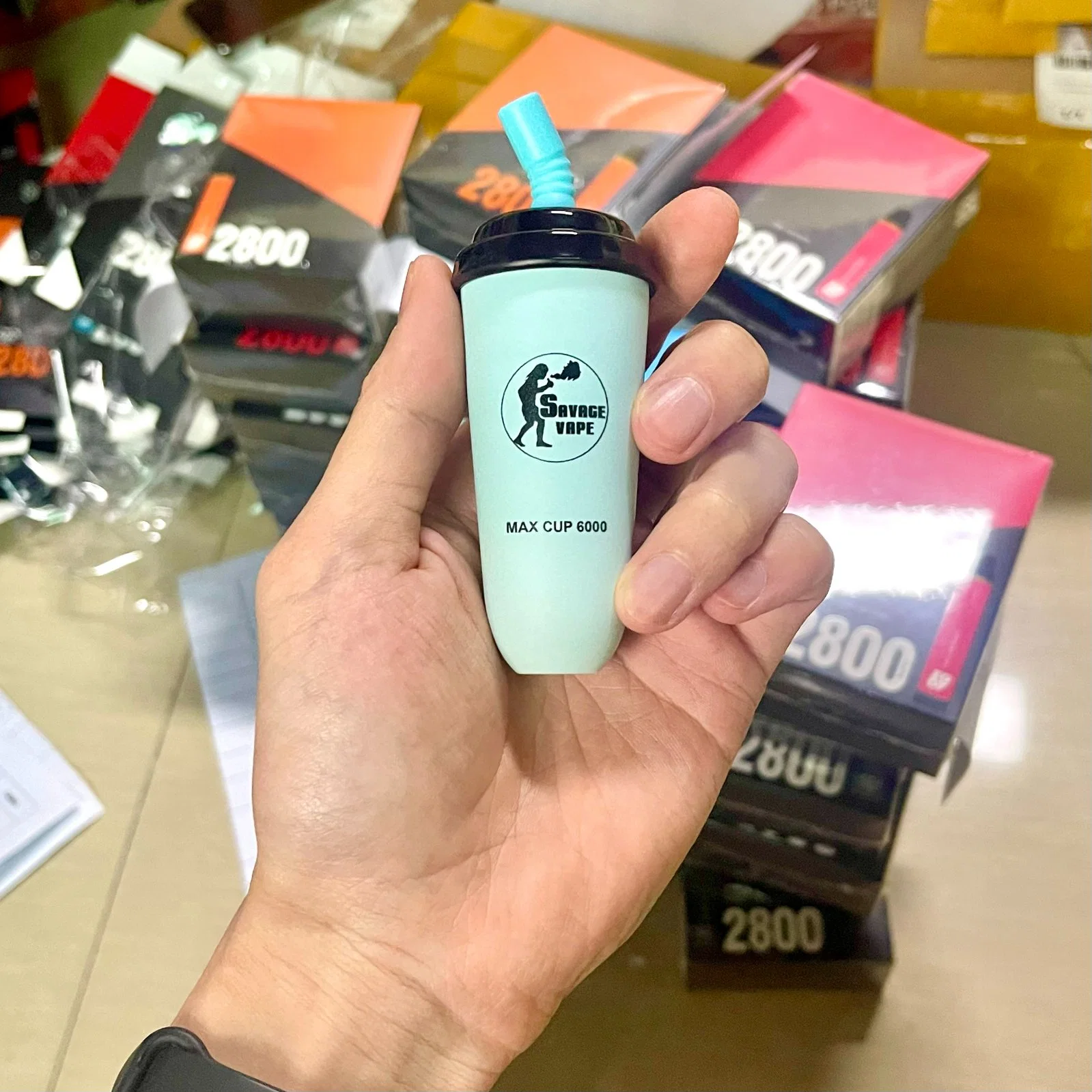 2023 Nuevas llegadas Mayorista Atomizador de Vaporizador 6000 Caladas 300-10000 Barras de Puff Taza de Té con Leche Vape Desechable Original Tienda de Vapeo Cigarrillo Electrónico Aceptado.