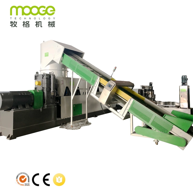 Plastic PE/PP/HDPE/LDPE/LLDPE/BOPP/PVC/ABS/PS/PC/PET Film/Bag/Woven Bag/Non Woven/Fiber/Jumbo Bag Pelletizing Granulating Recycling Extruder Extrusion Machine