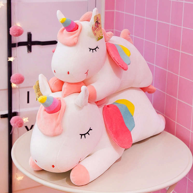 New Design Manufacture Soft Plush Stuffed Unicorn Animal Doll Cute Pillow Toy