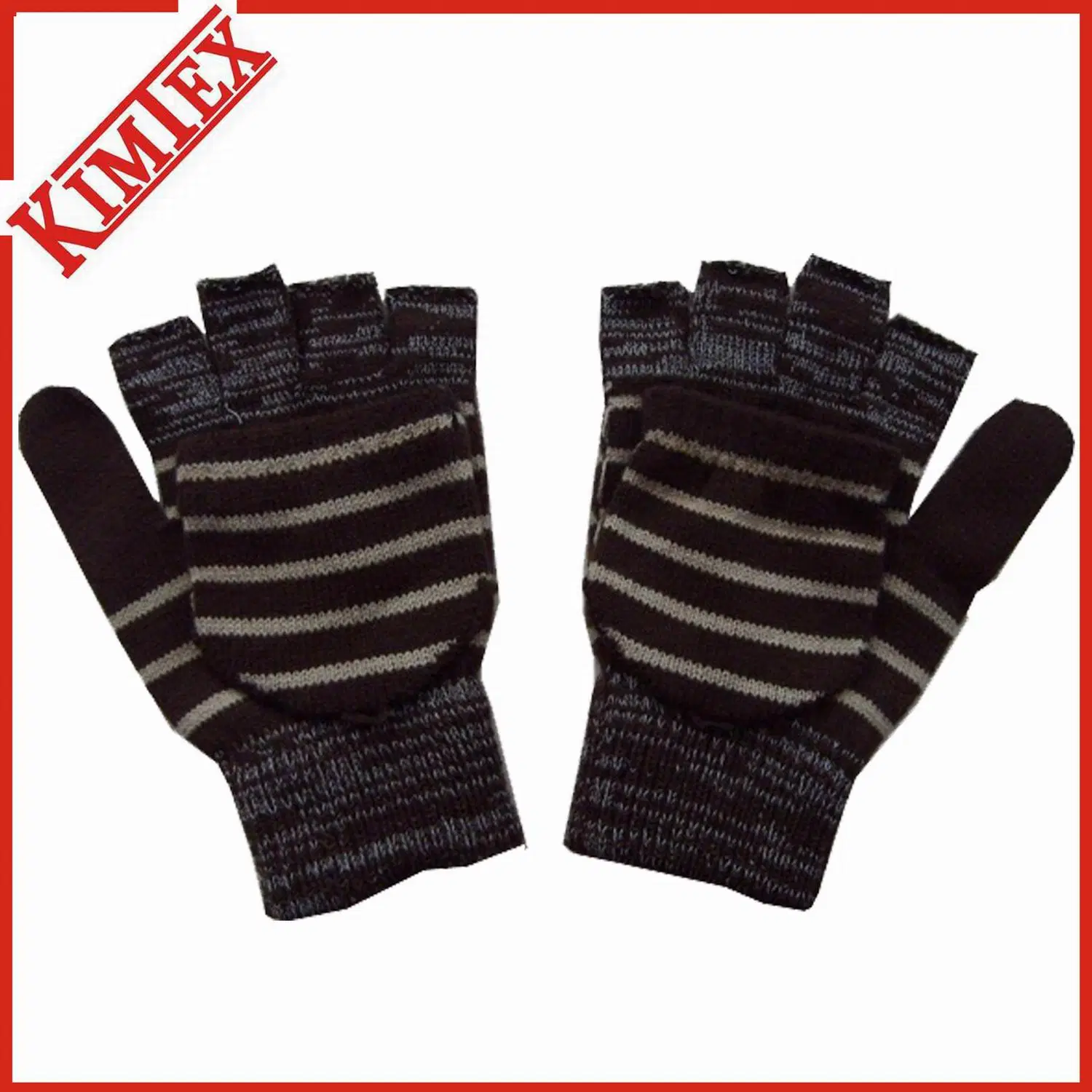 100% Acrylic Customs Magic Knitted Fingerless Glove