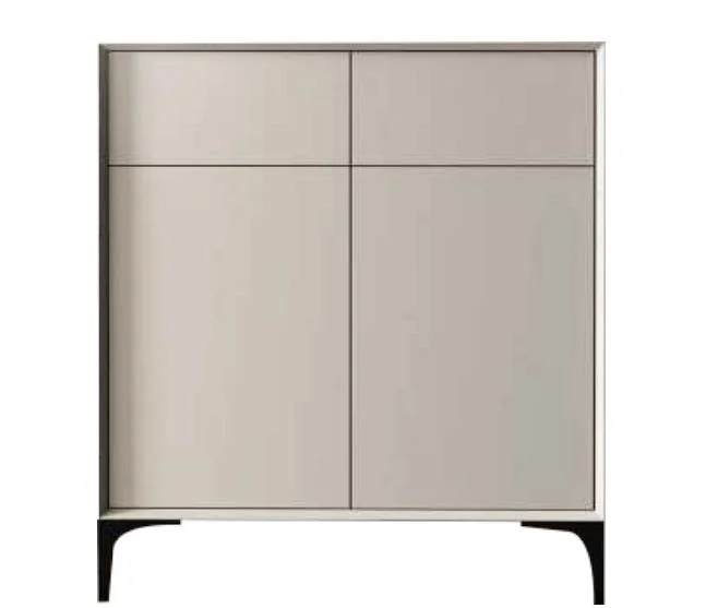 Luxury Dresser Furniture Modern Wooden High Gloss White Bedroom 6 Drawers Dresser Cabinets