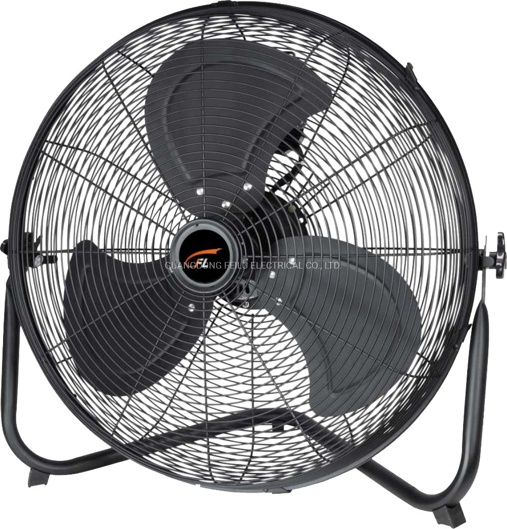 Metal 20" Industrial Floor Fan in Black Color, Table Fan, Ventilation Fan