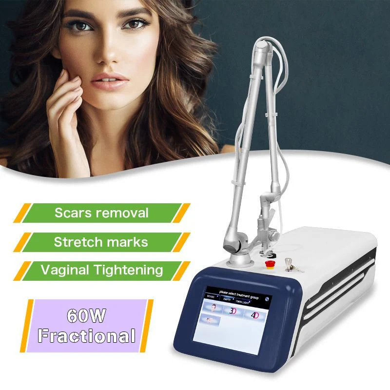 Portable CO2 Fractional Laser Machine 10600nm Cosmetic Skin Resurfacing