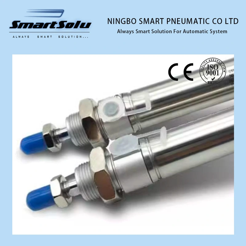 Customized ISO6432 Dsnu Airtac Pneumatic Cylinder Mi Stainless Steel Air Mini Cylinder