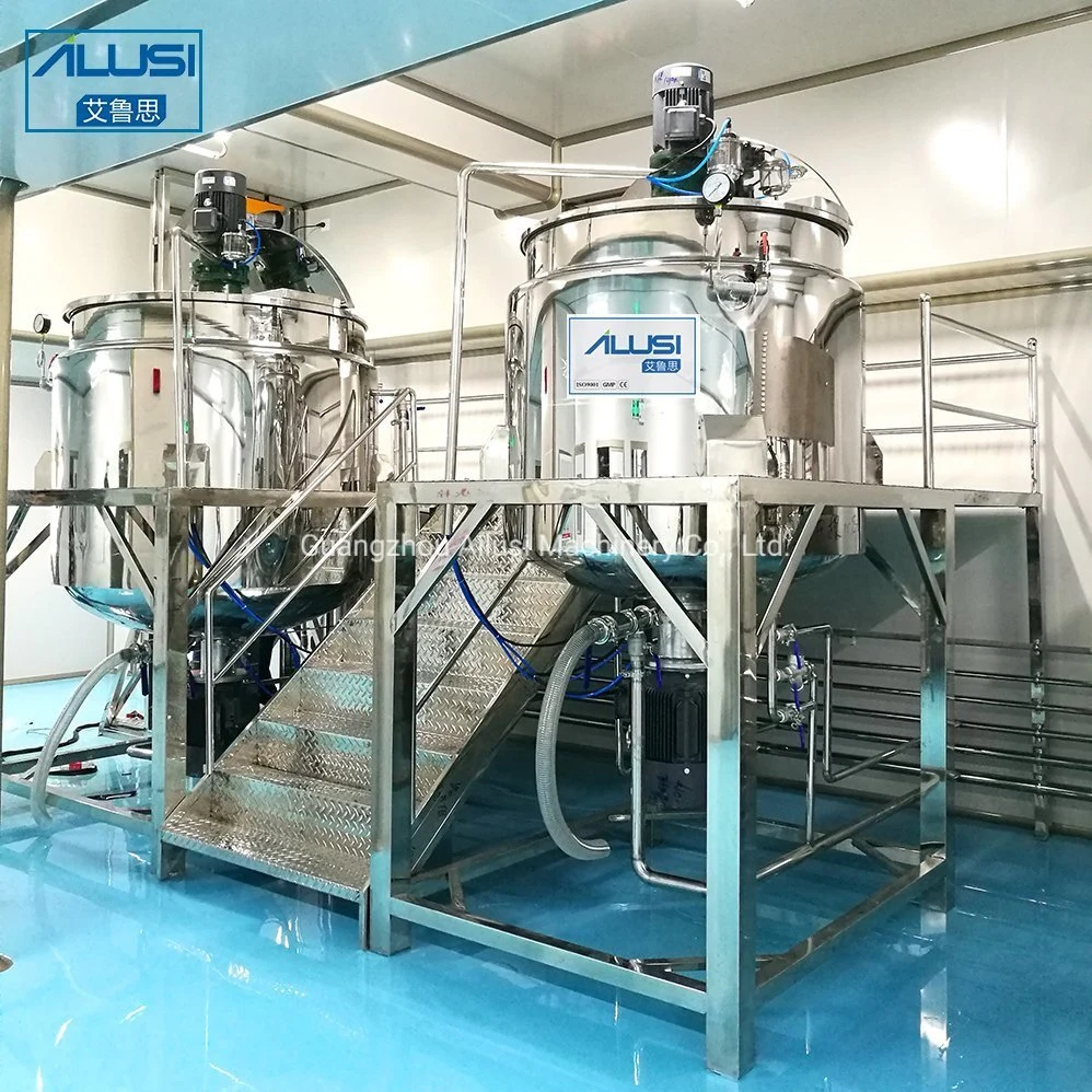 1000L Cosmetic Chemicals Stainless Steel Vessel Mixing Tank Soap Making Machine Price