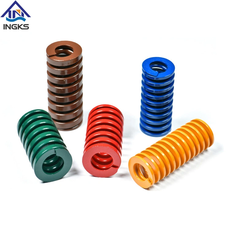 Ingks Mould Spring Standard ISO JIS Carbon Steel 65mn Alloy Steel 55crsi 50crva Die Spring