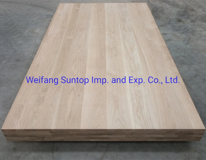 Oak Solid Wood Edge Glued Panel with FSC Jas Certificate for South Korea Japan Taiwan Market