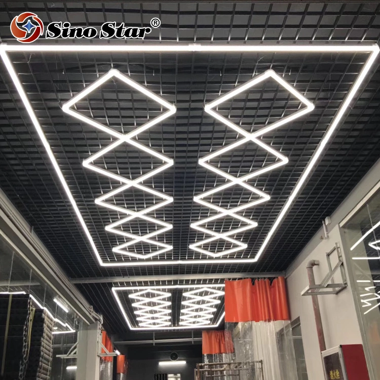 The High Lux Special Design of 2.4*4.8m LED Ceiling Lihght Fixtures for The DIY Self Service Car Washing Booth