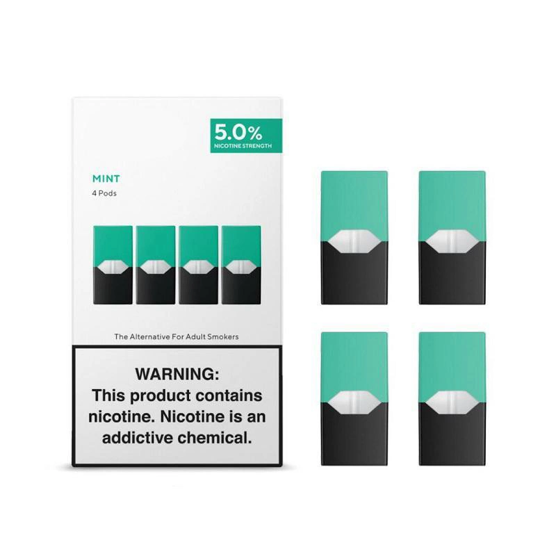 precio de fábrica nuevo paquete de 5% Compatible Ju Pod E Cigarett Dispositivo E-cigarrillo Pod cartuchos desechables de la lógica de Vape Juul